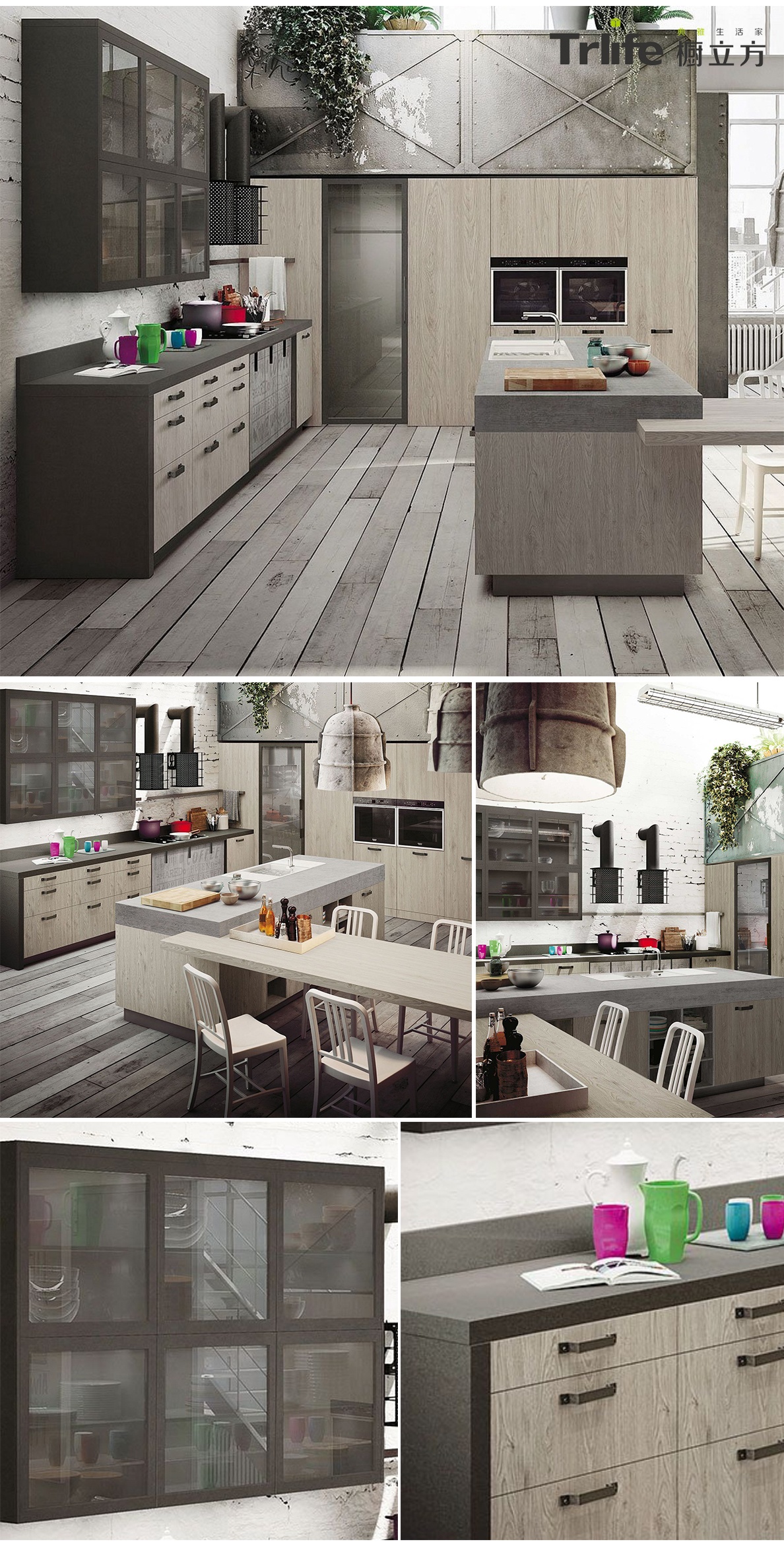 Laminate/HPL kitchen cabinet - T-K58